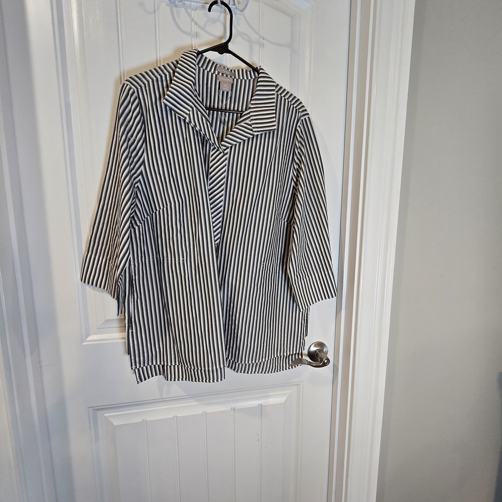 No-iron, Chicos Striped Tunic